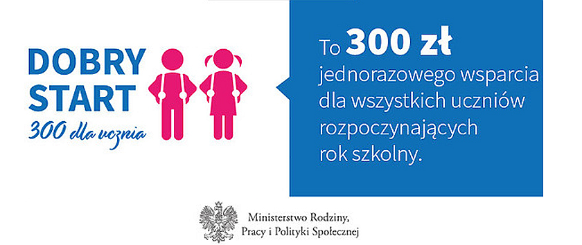 Logo Programu Dobry Start 300+